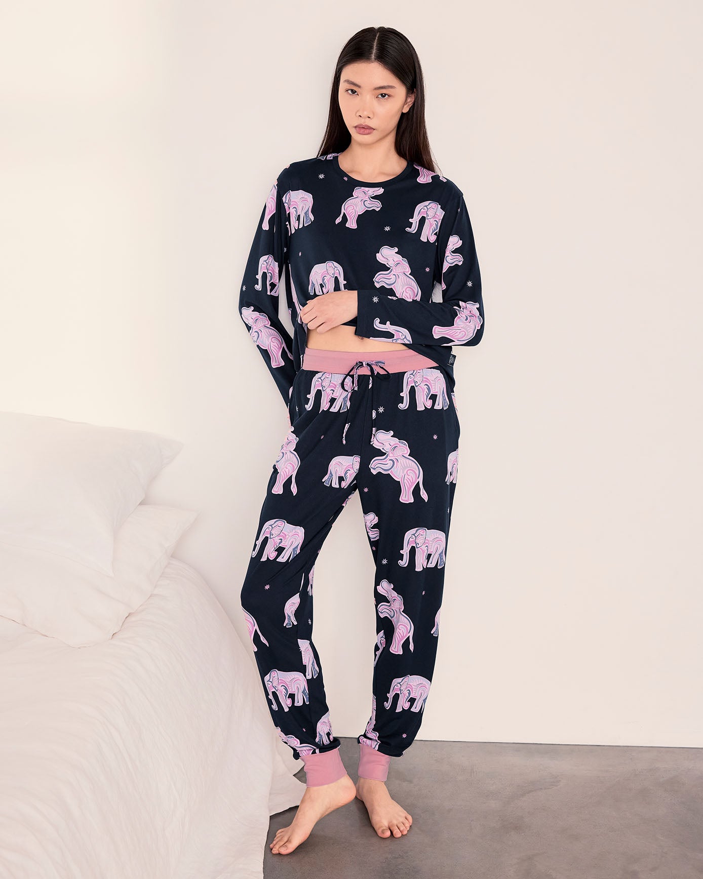 model note: Jiaya is 5'8" and is wearing a UK 10