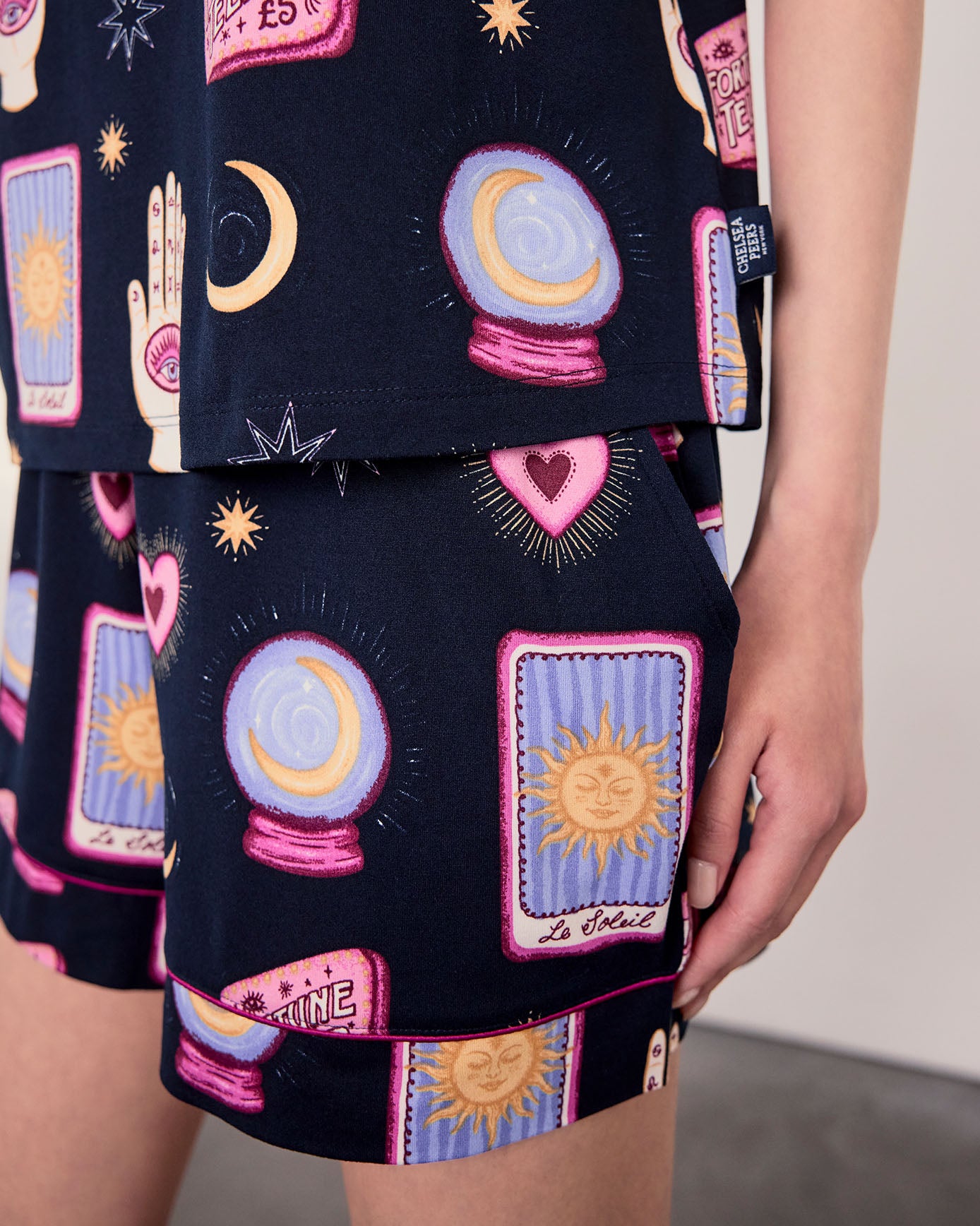 Halloween Fortune Teller Print Short Pyjama Set