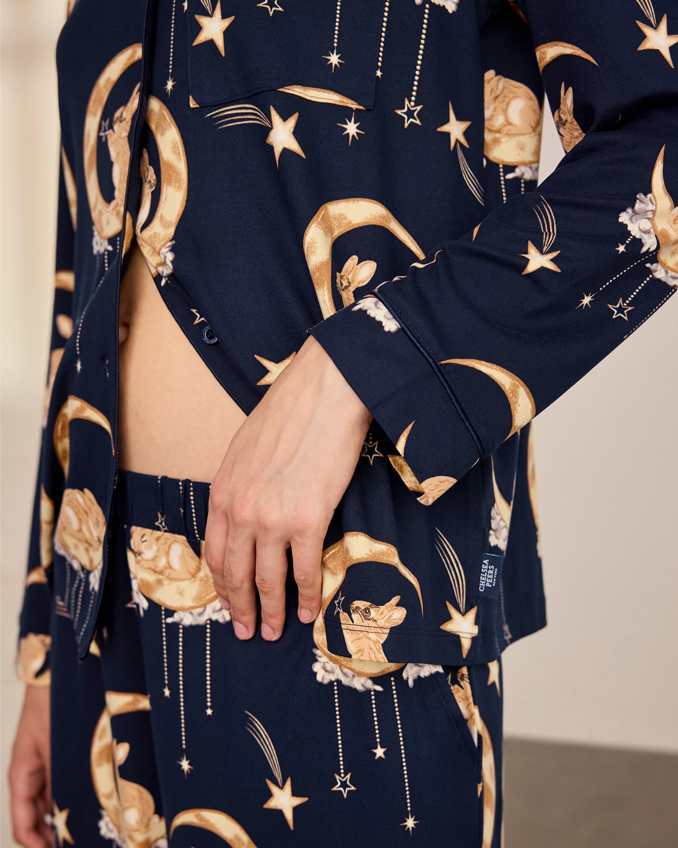 Lunar Bunny Print Long Pyjama Set