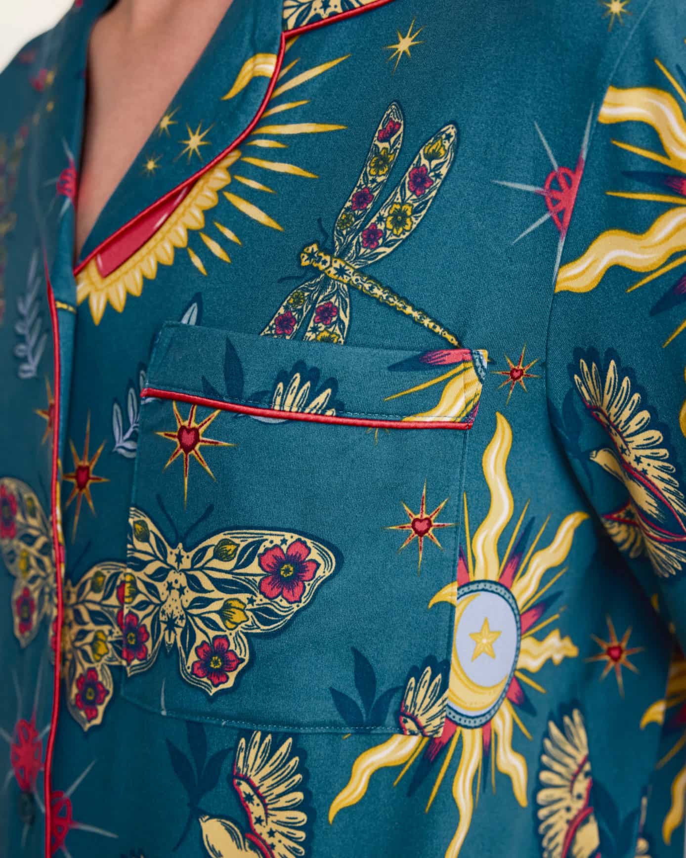 Enchanted Glade Print Long Pyjama Set