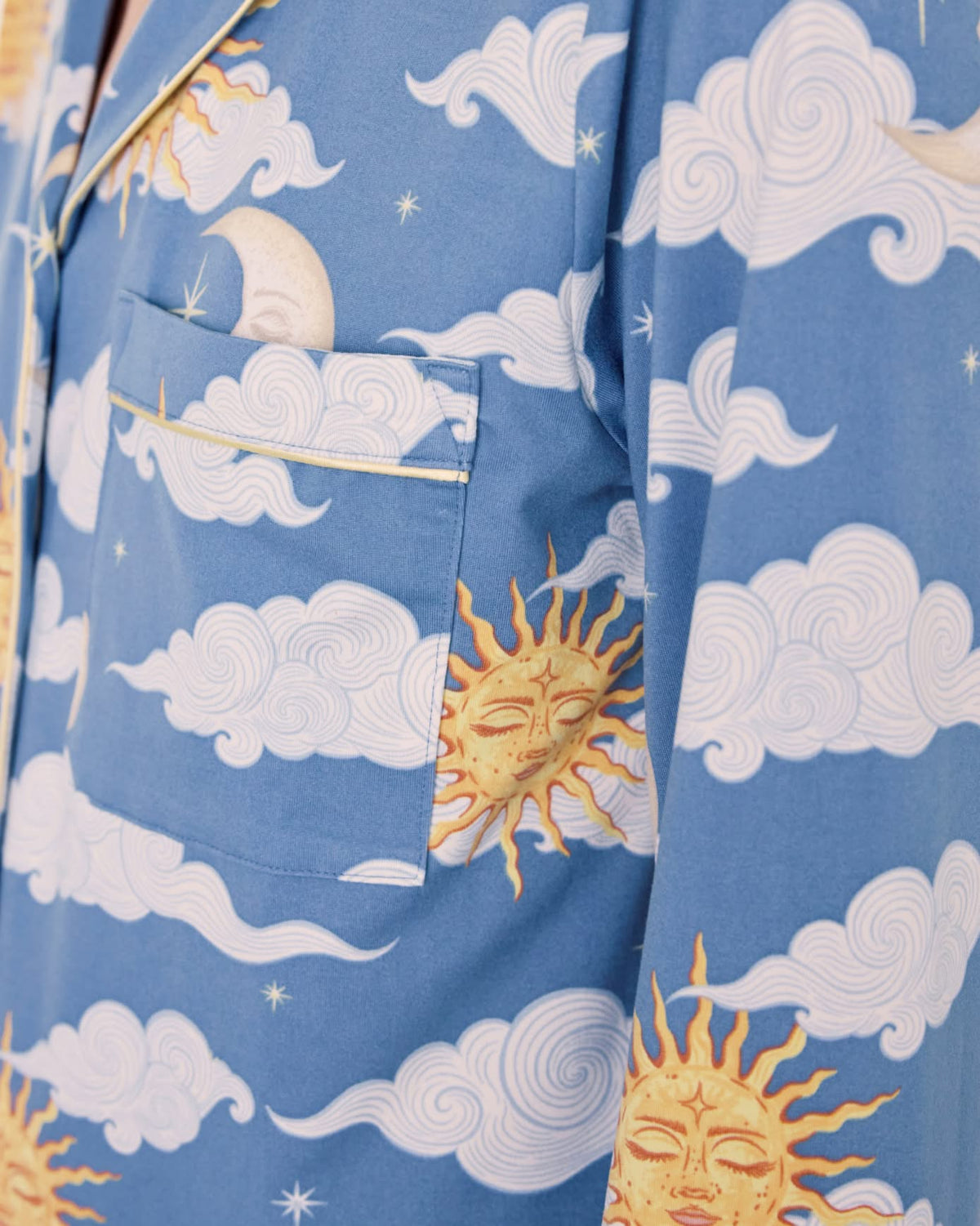 Dreamy Skies Print Long Pyjama Set