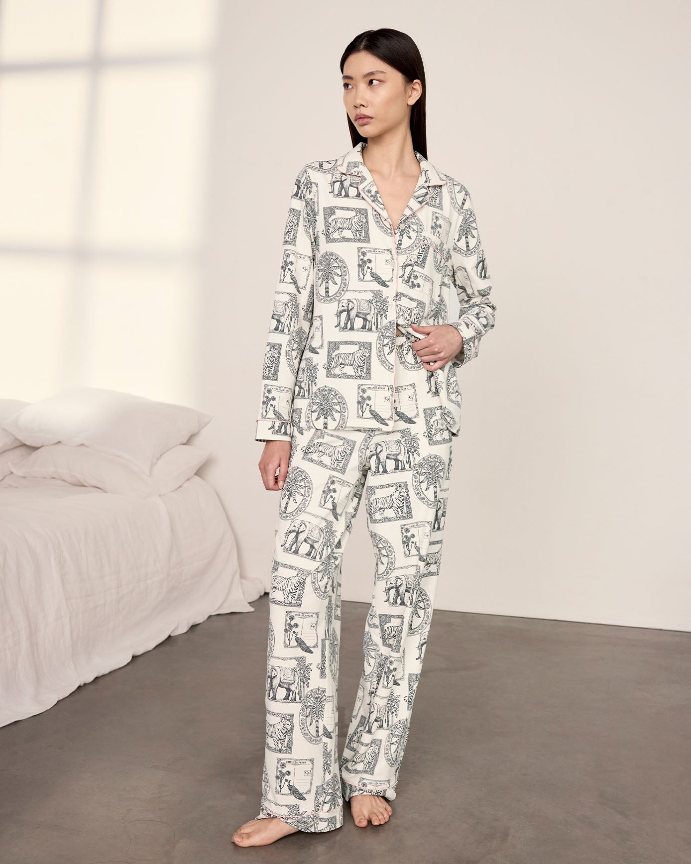 model note: Jiaya is 5'8" and is wearing a UK 10