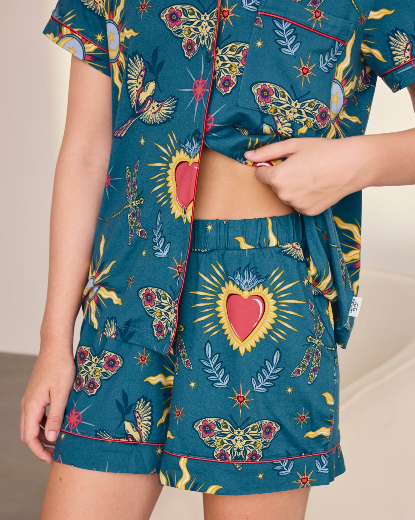 Enchanted Glade Print Short Pyjama Set