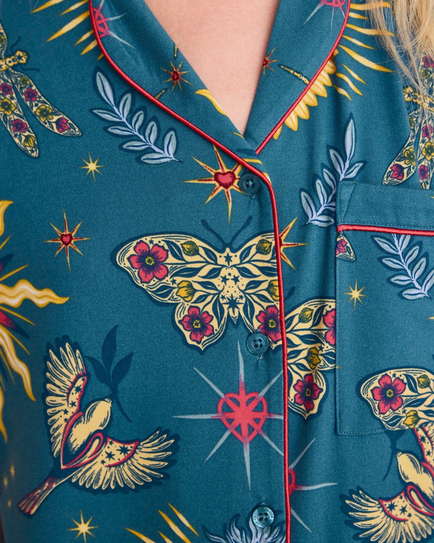 Enchanted Glade Print Short Pyjama Set