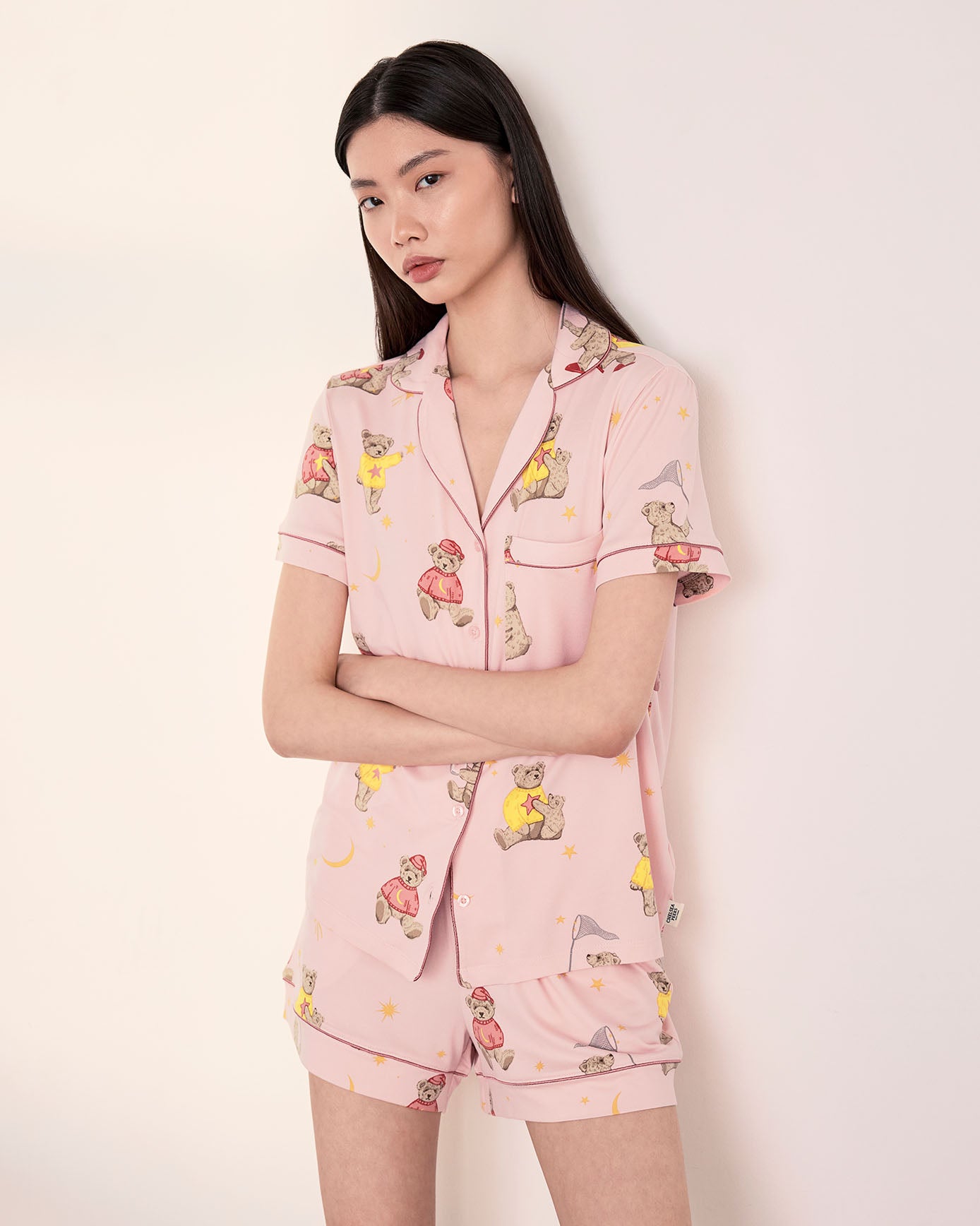 Celestial Bear Print Short Pyjama Set