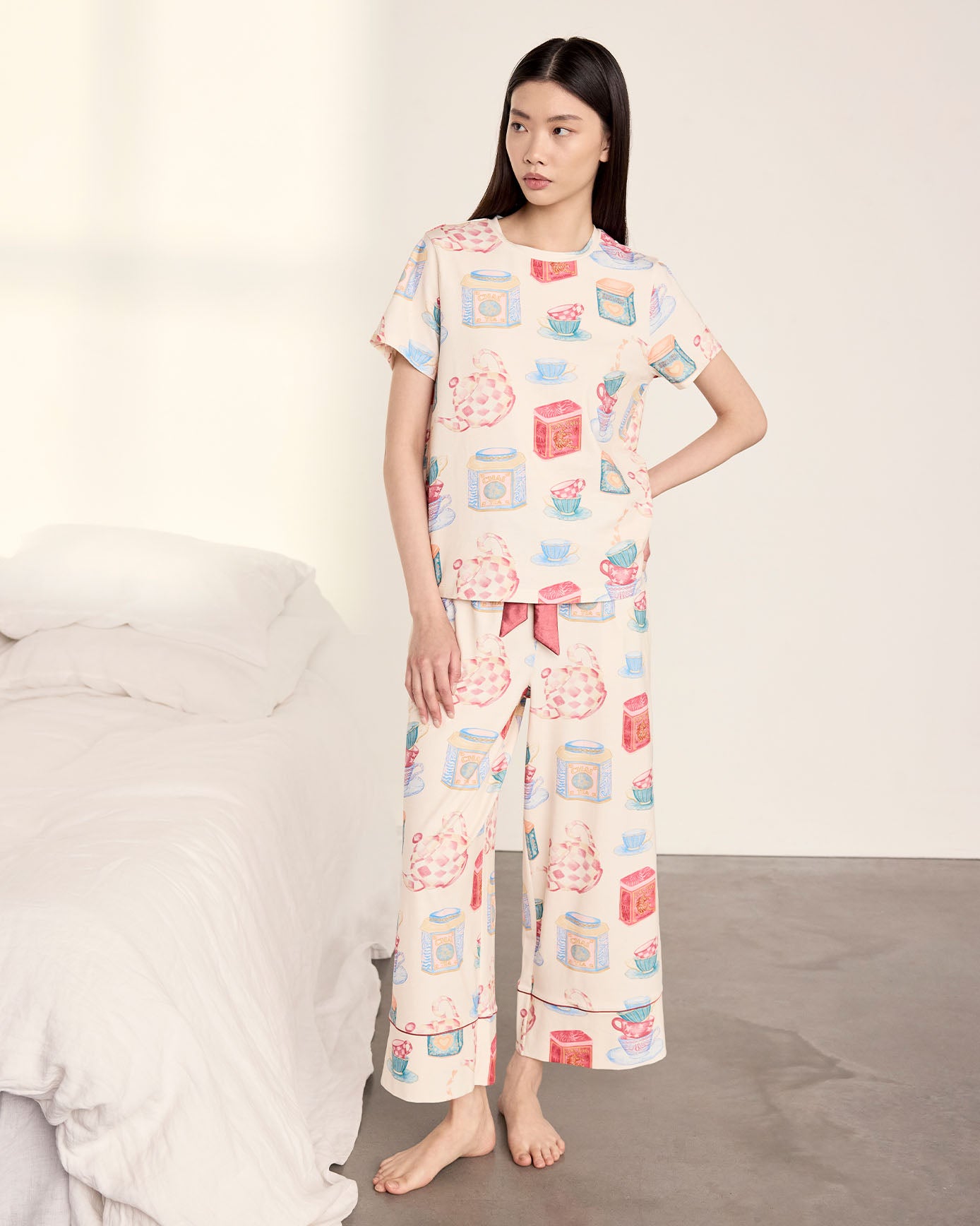 model note: Jiaya is 5'8" and is wearing a UK 10