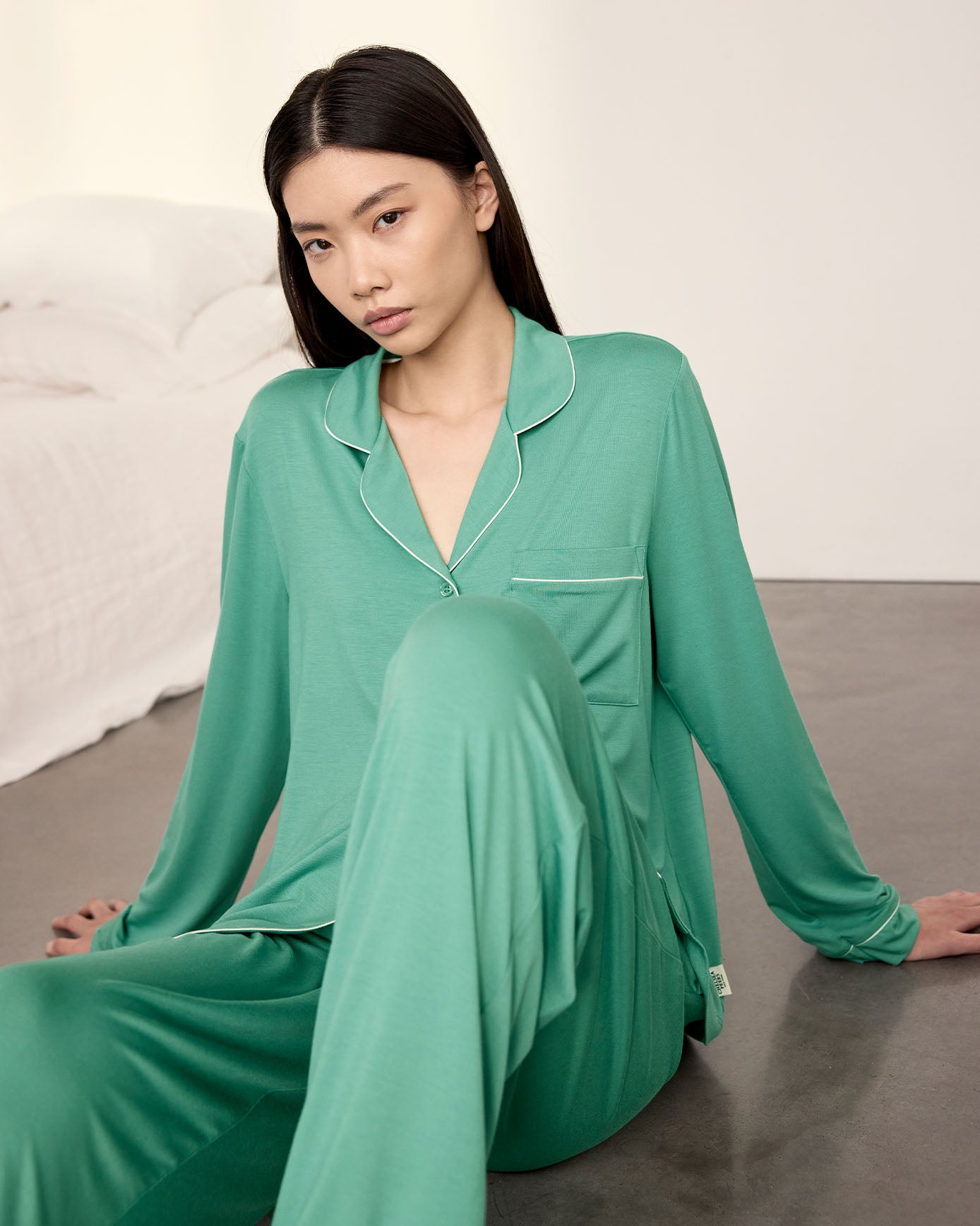 TENCEL™ Modal Long Pyjama Set - Teal