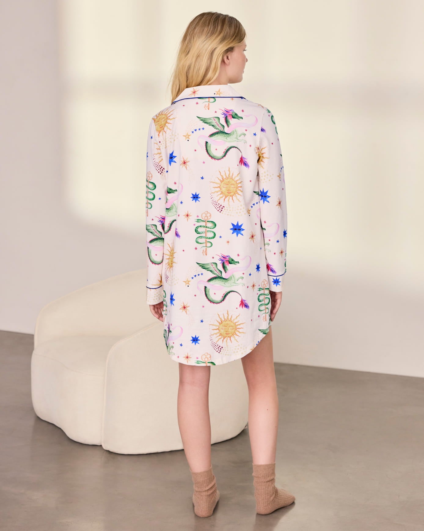 Organic Cotton Mythical Dragon Nightshirt