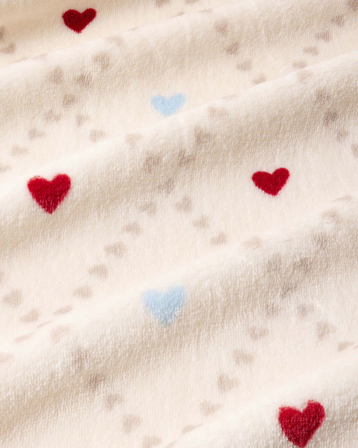 Fleece Sweetheart Print Dressing Gown