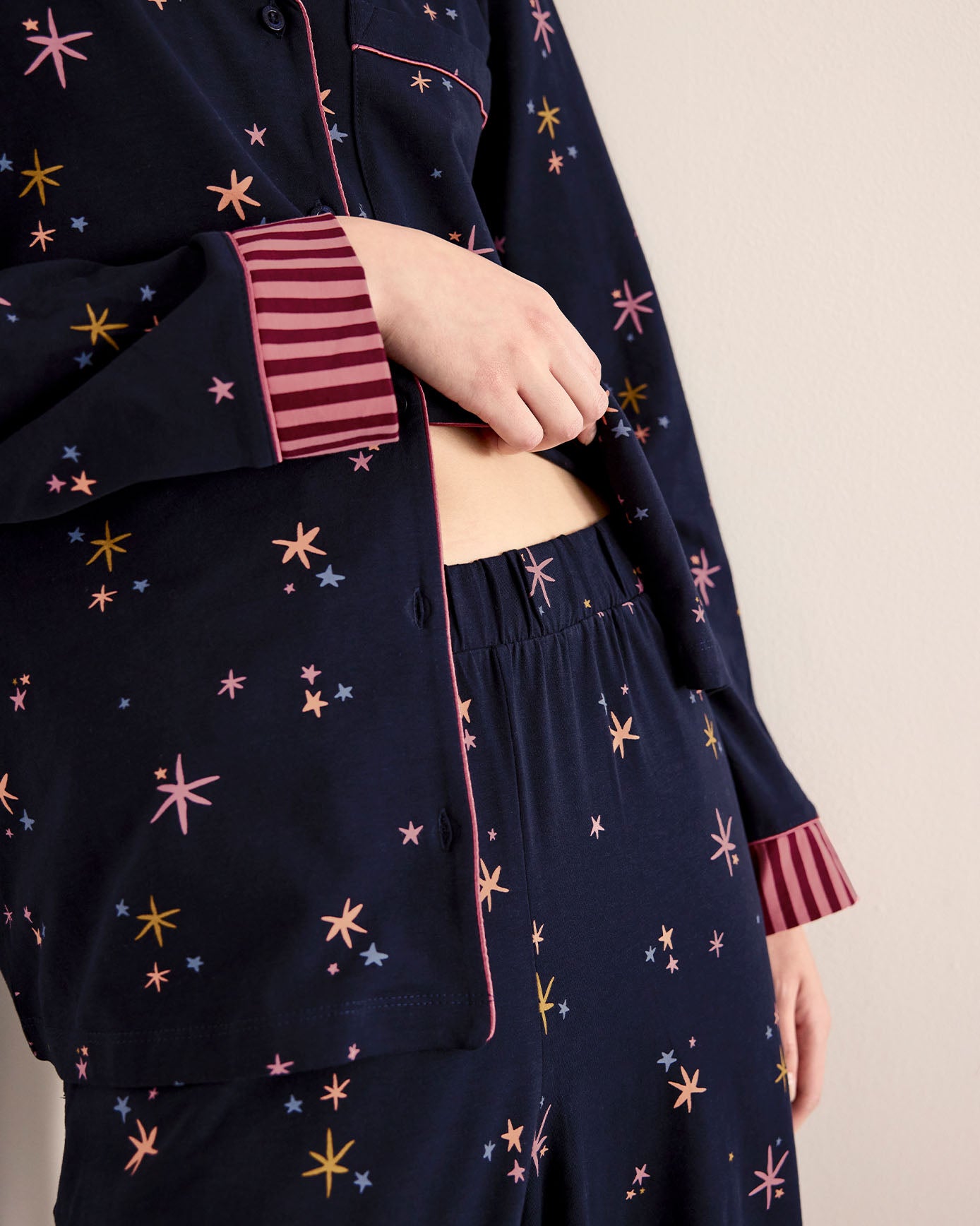 Organic Cotton Starlight Print Long Pyjama Set
