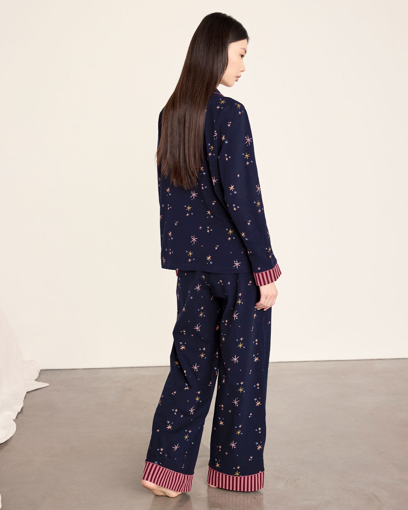 Organic Cotton Starlight Print Long Pyjama Set