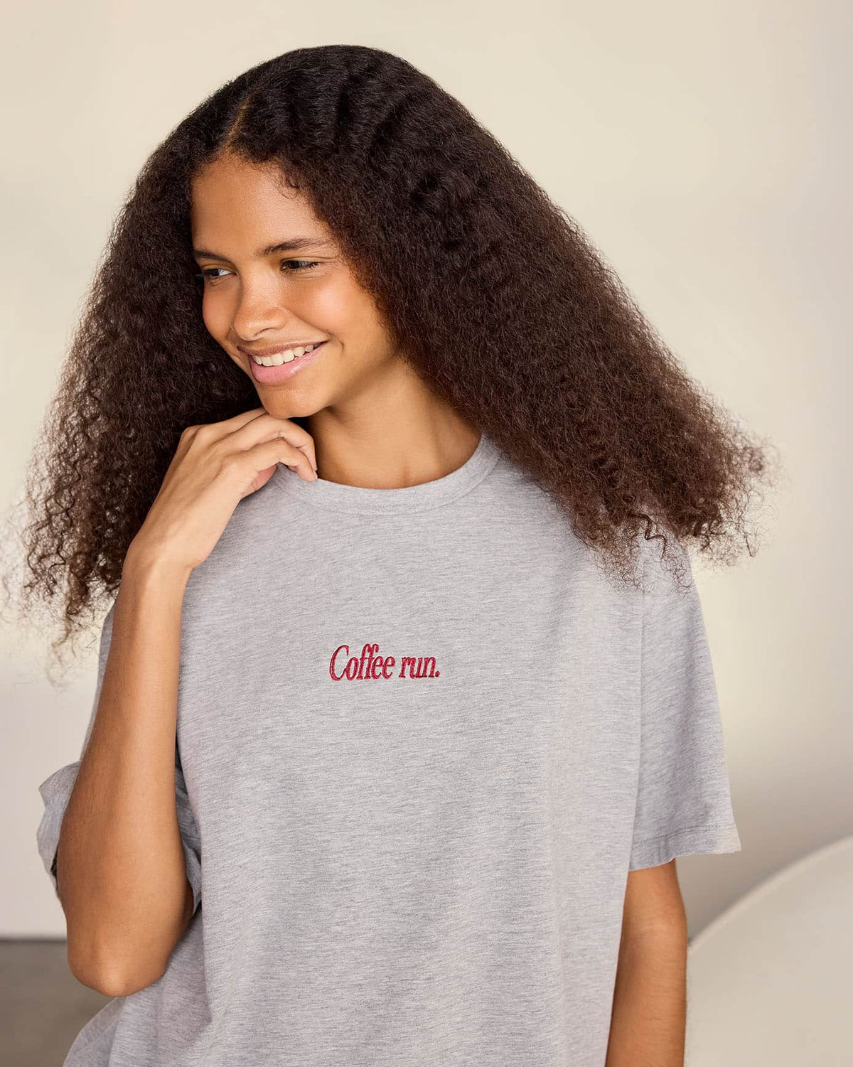 Organic Cotton Coffee Run Print Short Pyjama Set