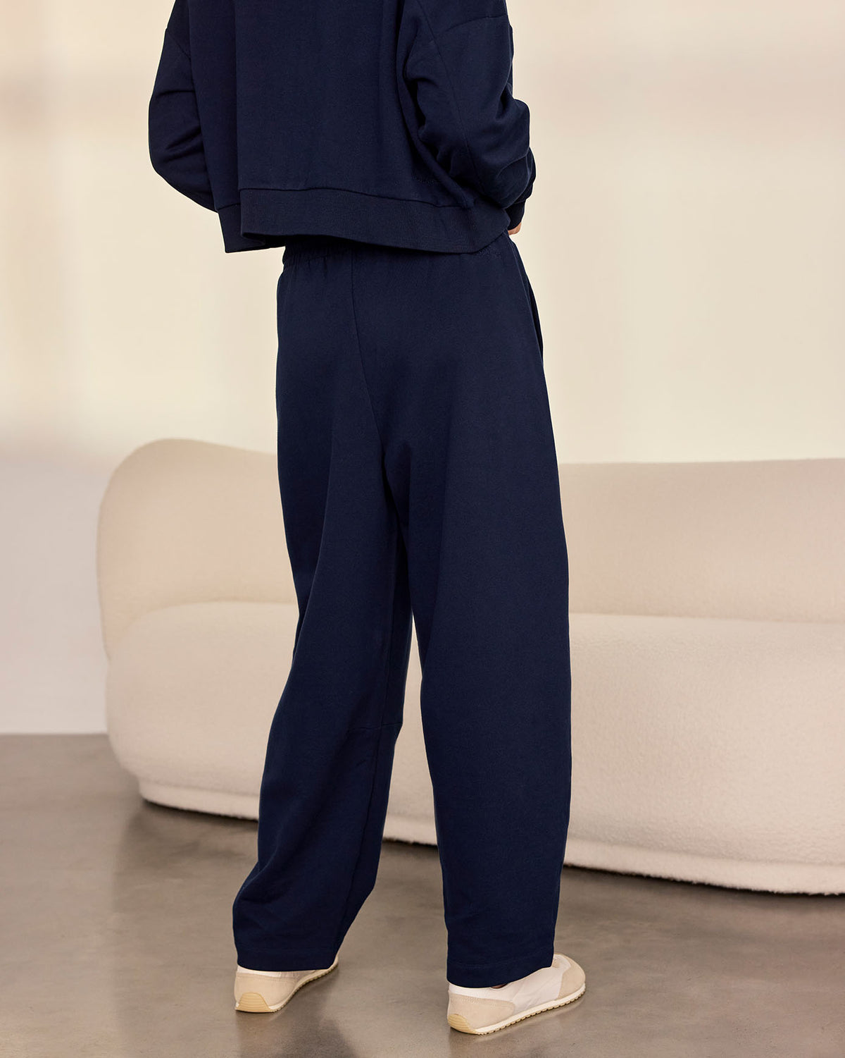 Organic Cotton Barrel Leg Joggers