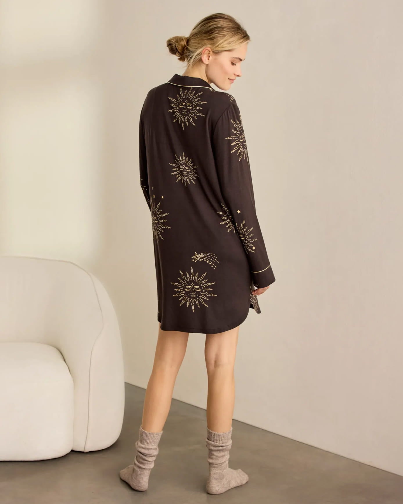 TENCEL™ Modal Zodiac Sun Print Nightshirt