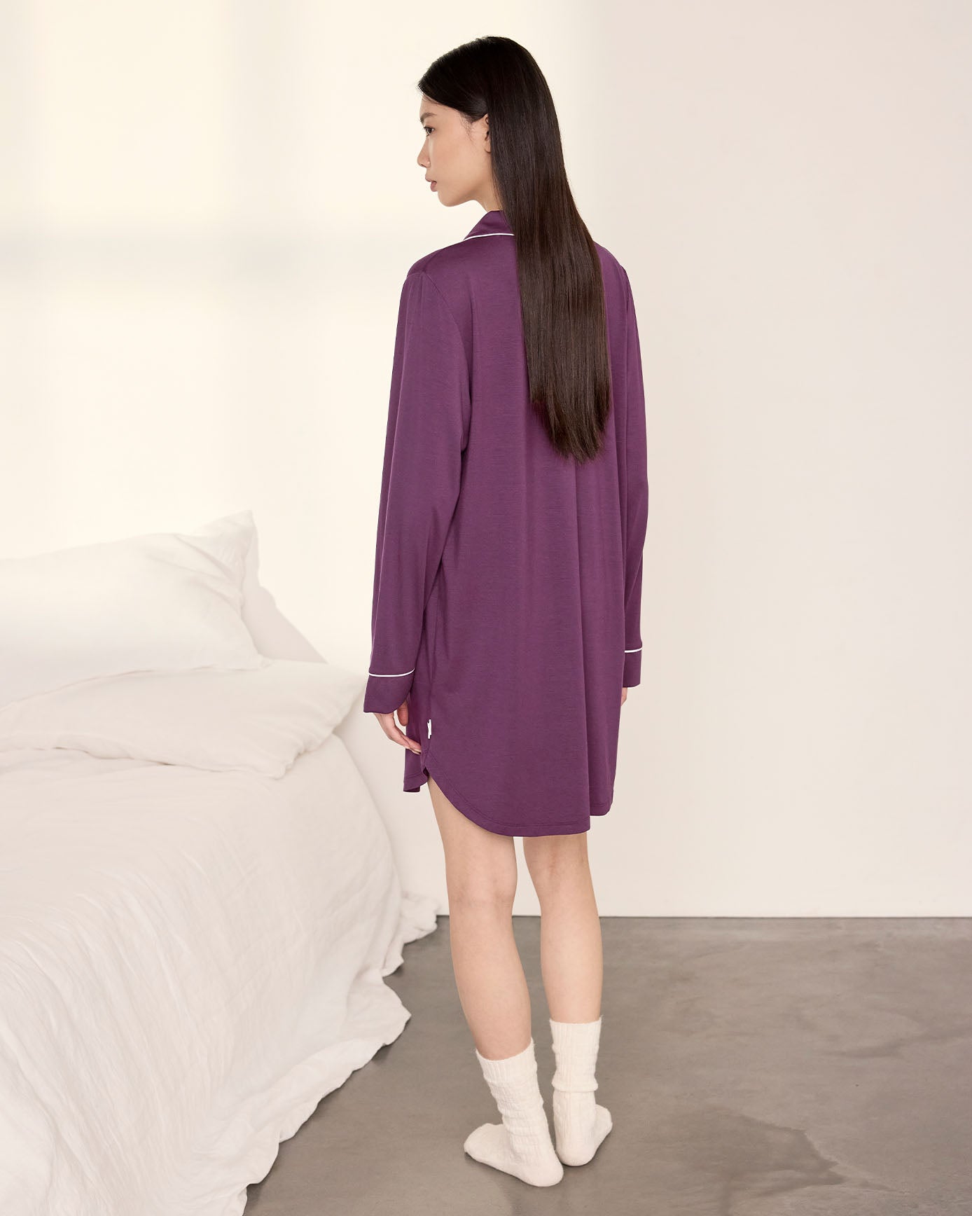 TENCEL™ Modal Nightshirt - Plum