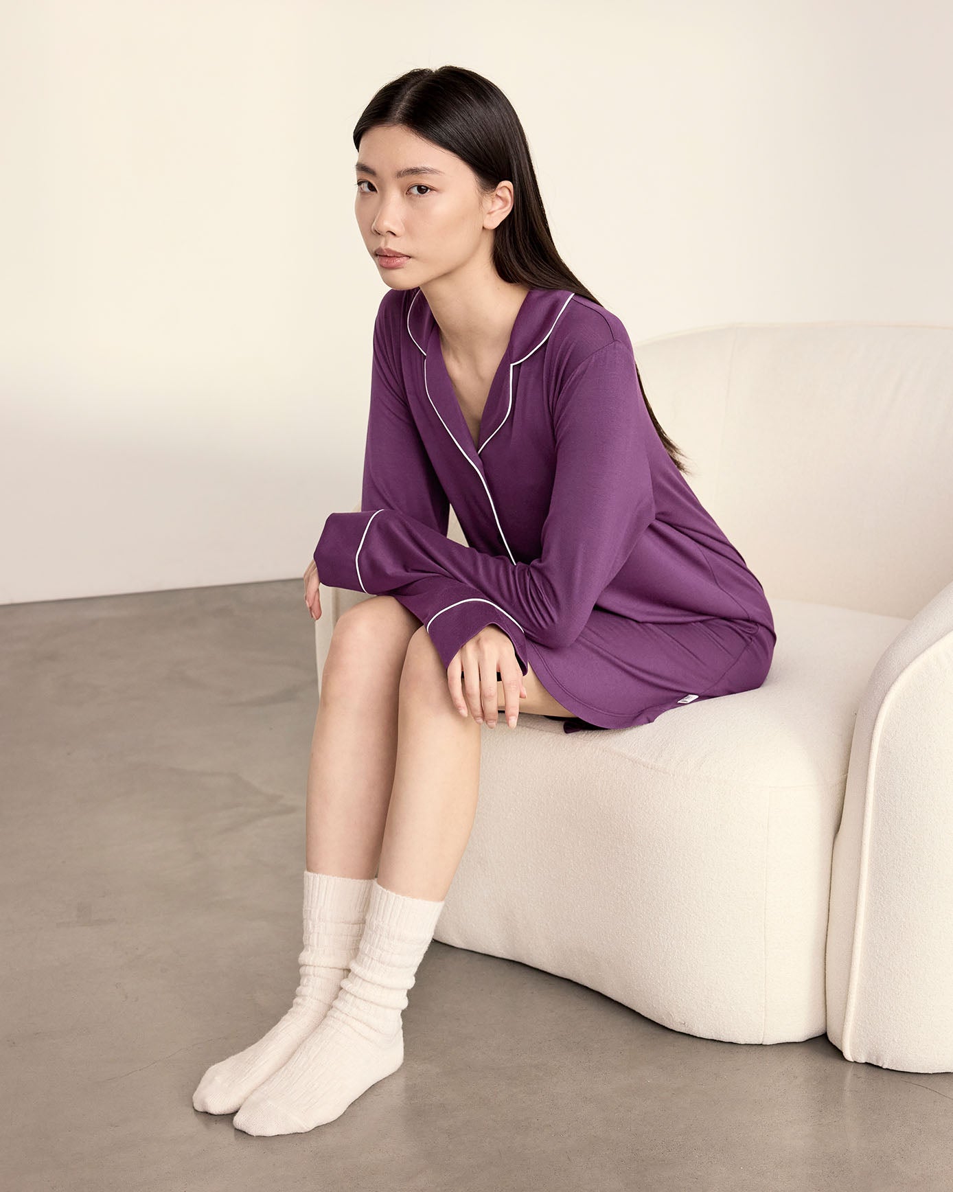 TENCEL™ Modal Nightshirt - Plum