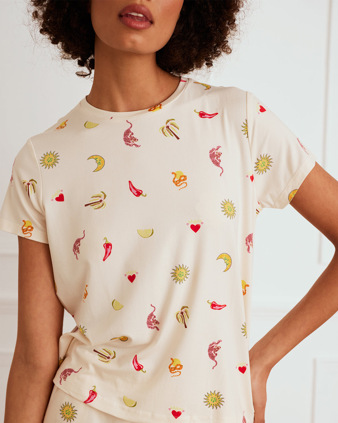 Desert Icons Print Short Pyjama Set