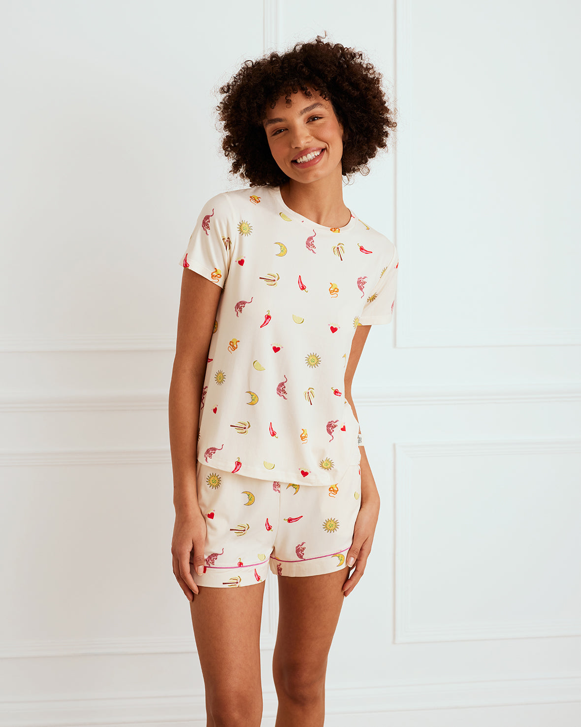 Desert Icons Print Short Pyjama Set