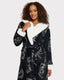 Fleece Linear Tiger Print Dressing Gown