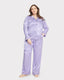Satin Jacquard Dragon Long Pyjama Set