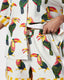 Organic Cotton Toucan Print Button Up Short Pyjama Set