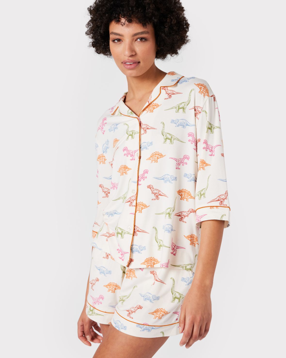 Dinosaur Print Short Pyjama Set