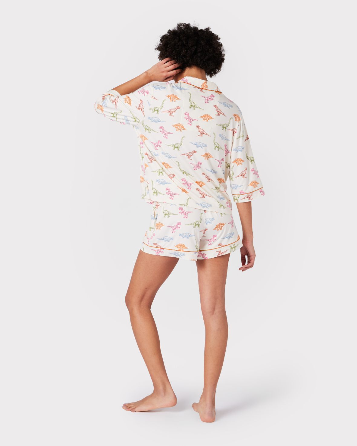 Dinosaur Print Short Pyjama Set