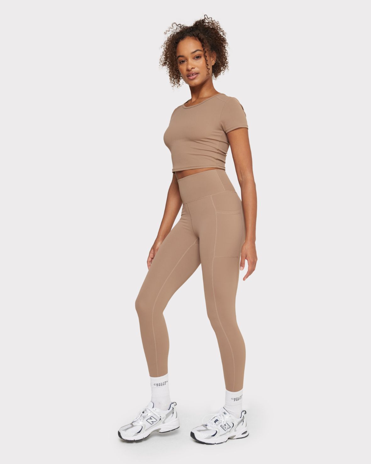 Soft + Stretch High-Rise Leggings - Mocha