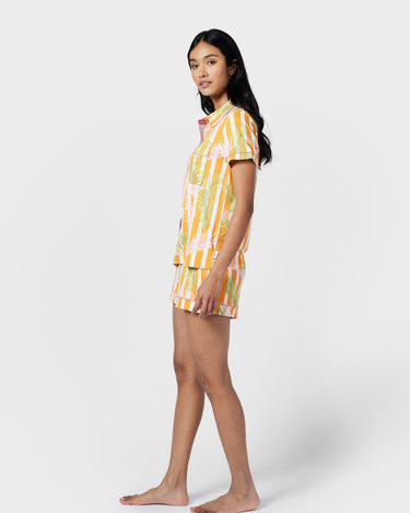 Palm Stripe Short Pyjama Set – Chelsea Peers NYC