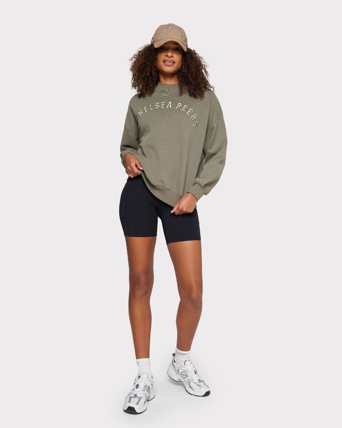 Organic Cotton Logo Embroidered Sweatshirt - Sage