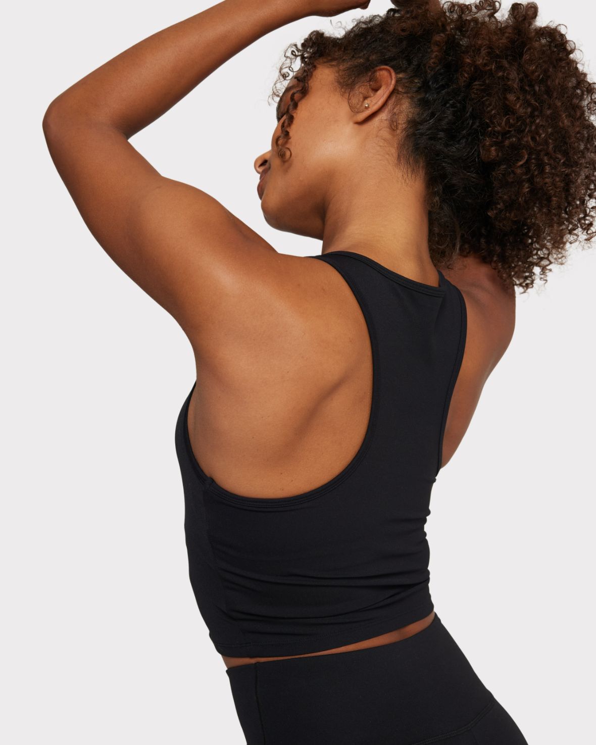 Soft + Stretch Racerback Tank Top - Black