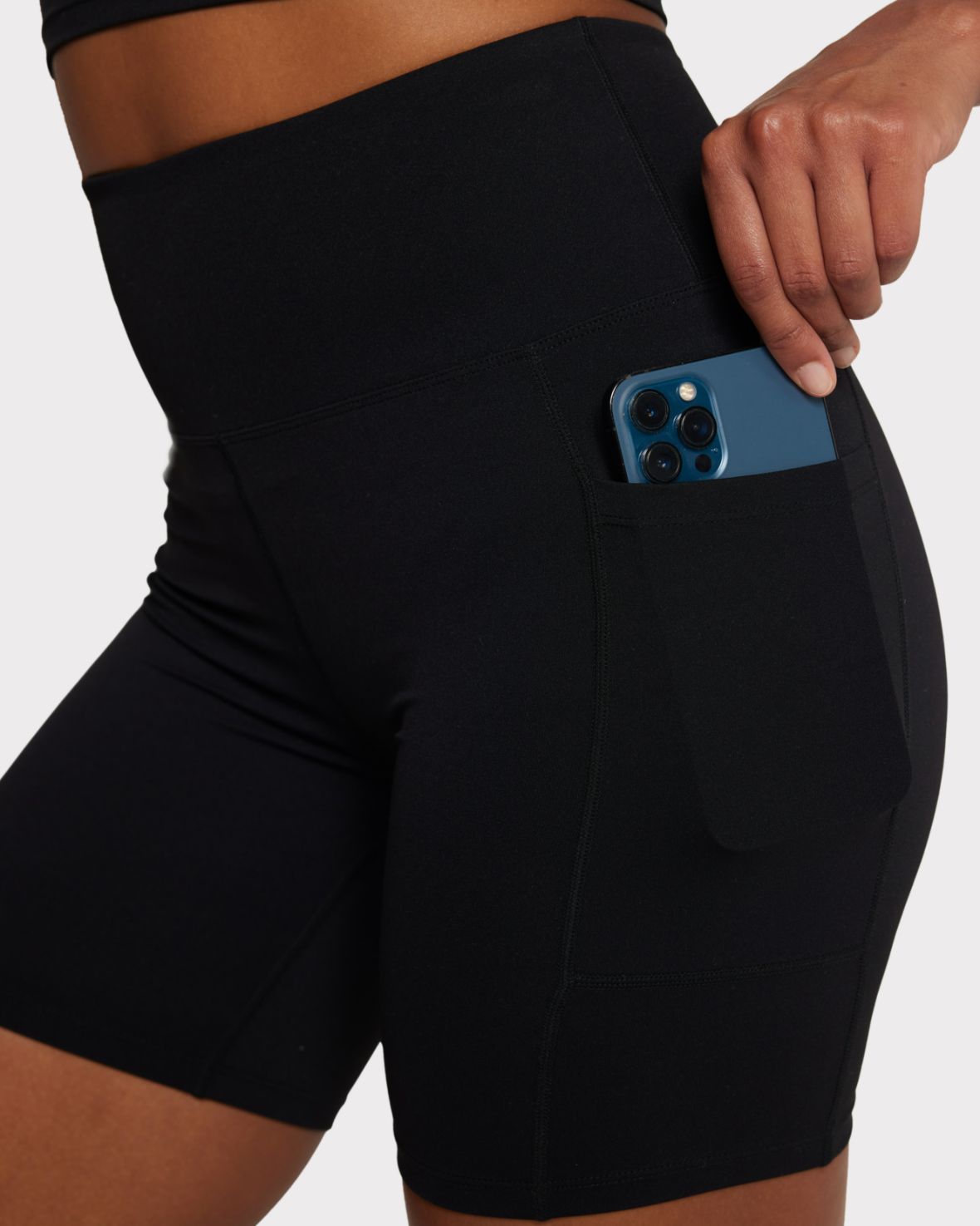 Soft + Stretch High-Rise Cycling Shorts