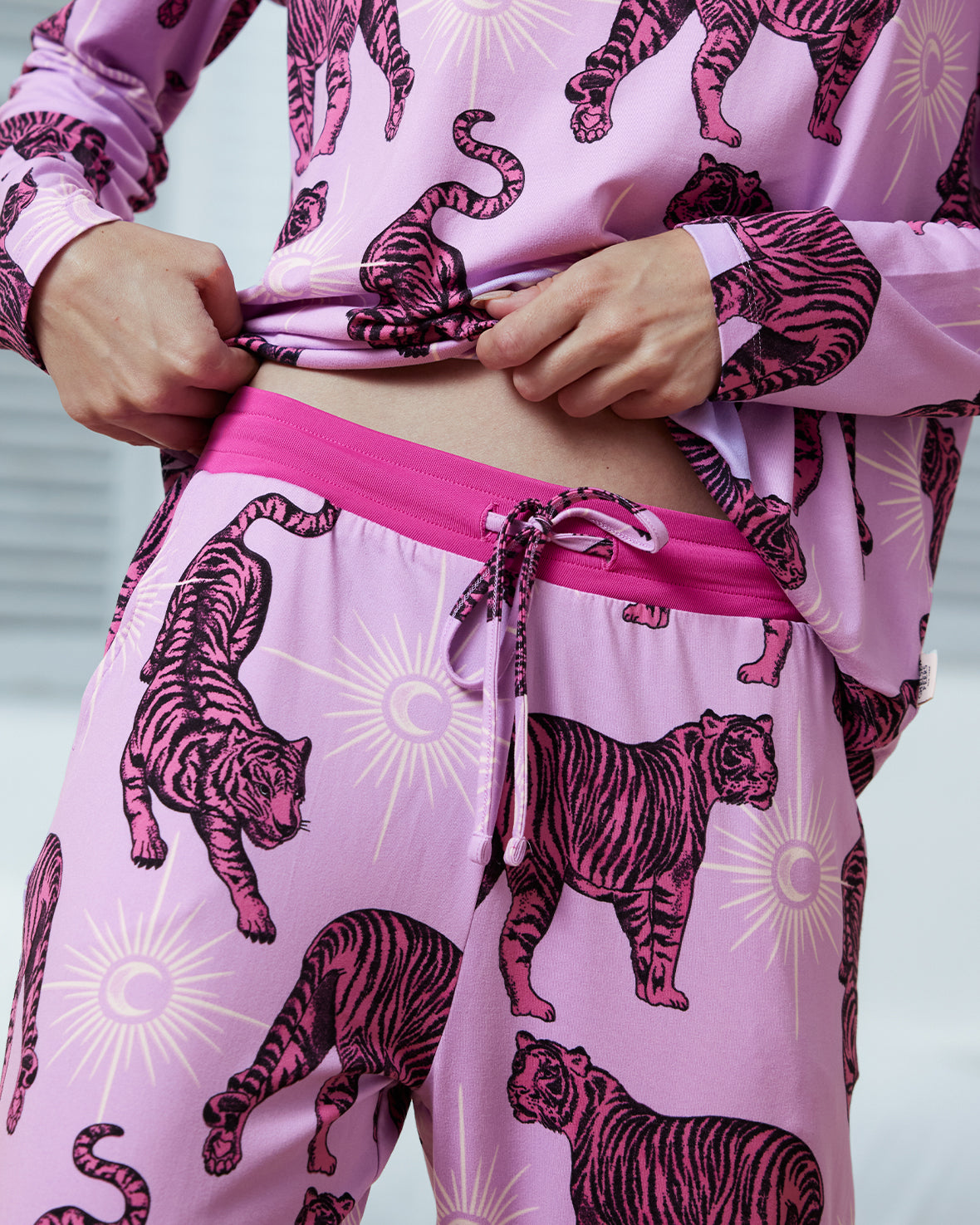 Mystic Tiger Print Long Pyjama Set