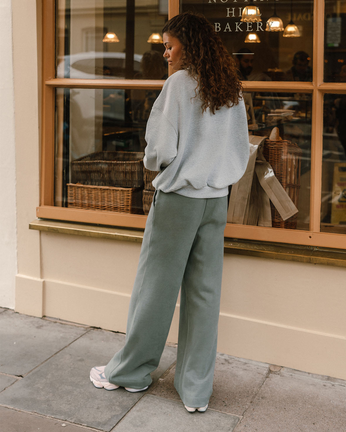 Organic Cotton Joggers - Sage