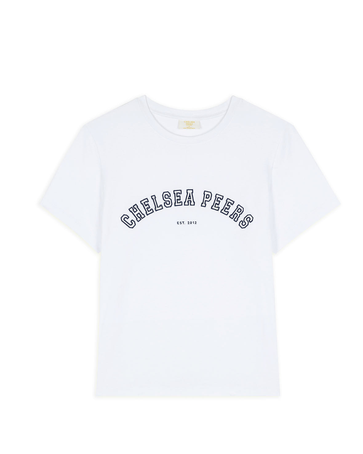 Organic Cotton Embroidered Logo T-Shirt - White