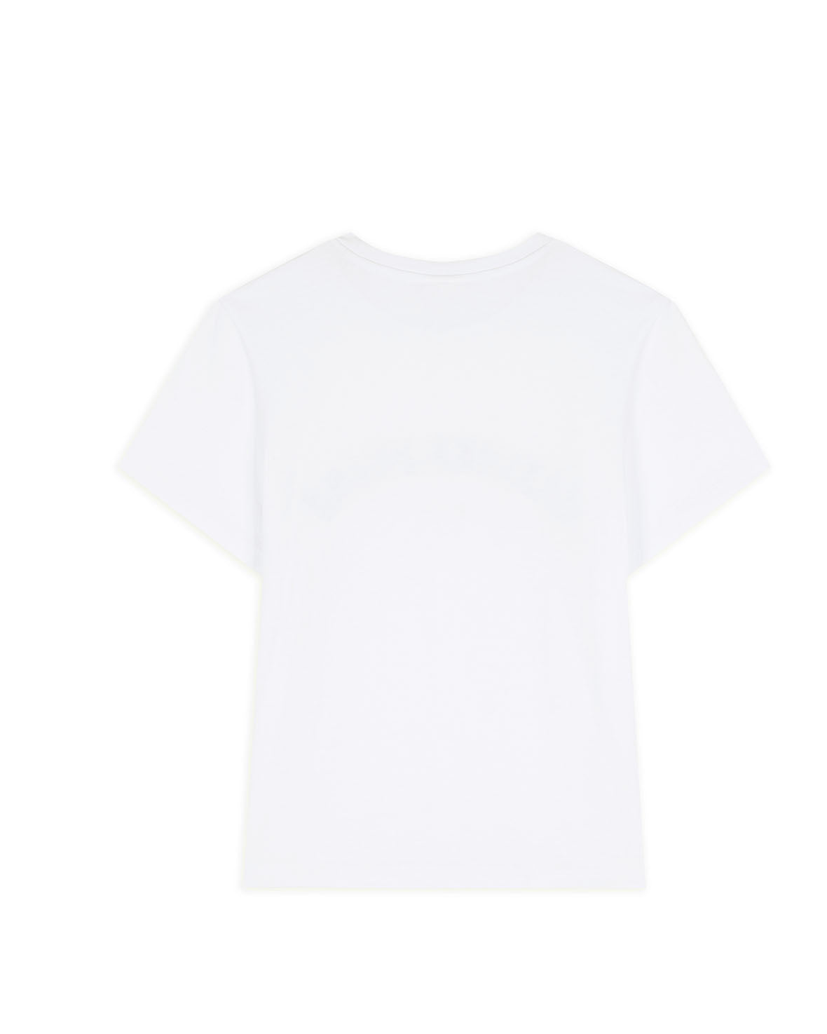 Organic Cotton Embroidered Logo T-Shirt - White