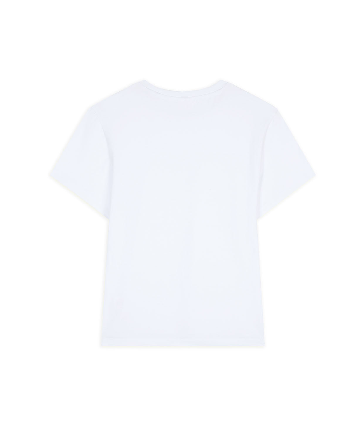 Organic Cotton Embroidered Mini Logo T-Shirt - White