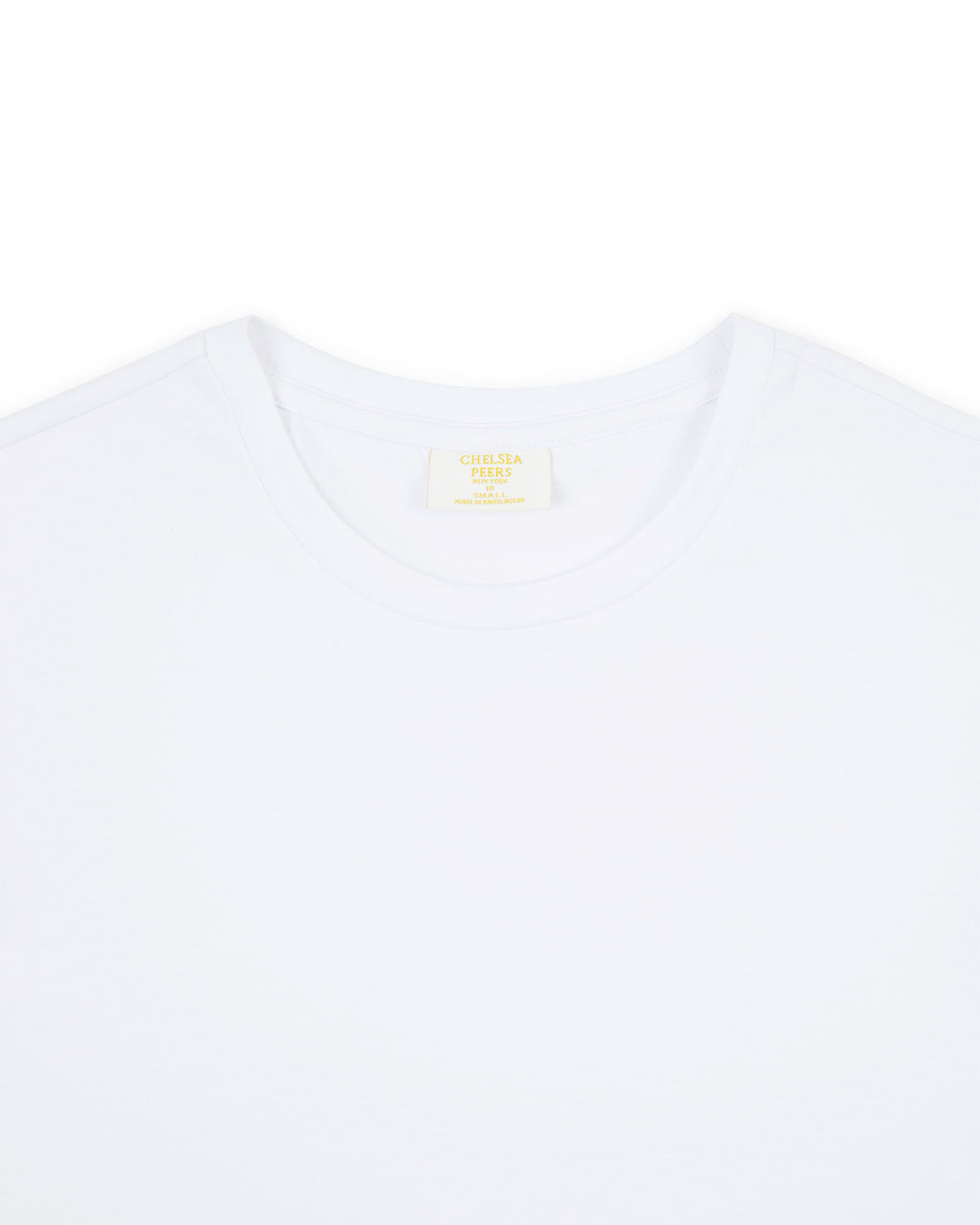 Organic Cotton Embroidered Mini Logo T-Shirt - White