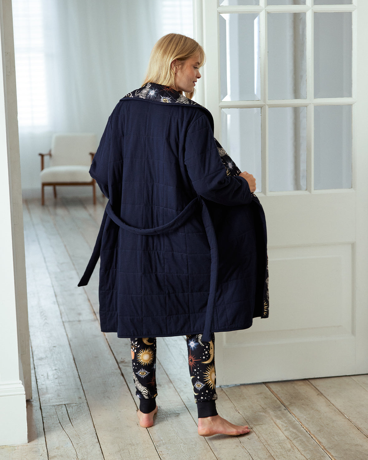 Quilted Maximalist Dressing Gown