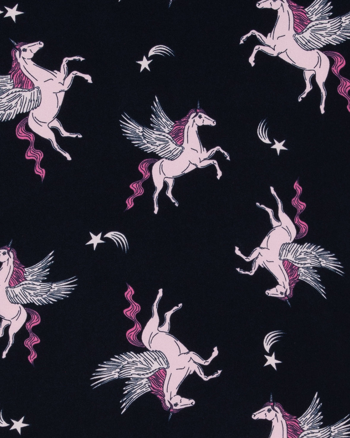 Space Unicorn Print Long Pyjama Set