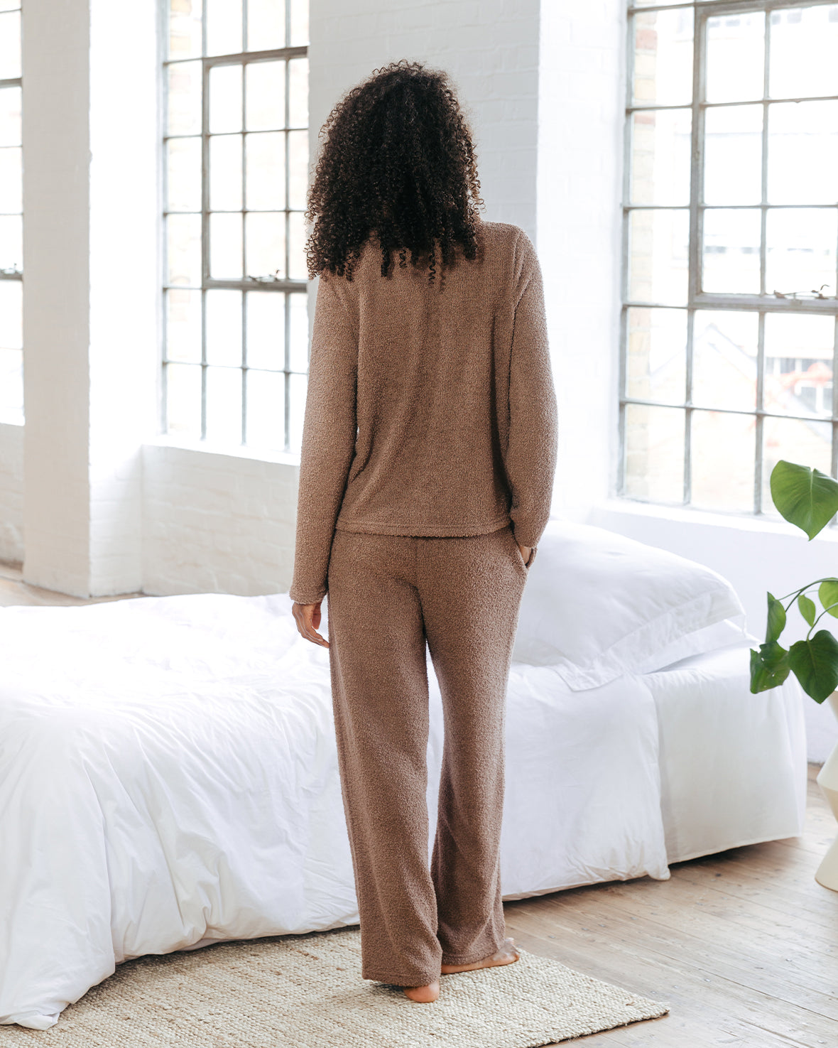 Bouclé Knit Top & Jogger Co-ord