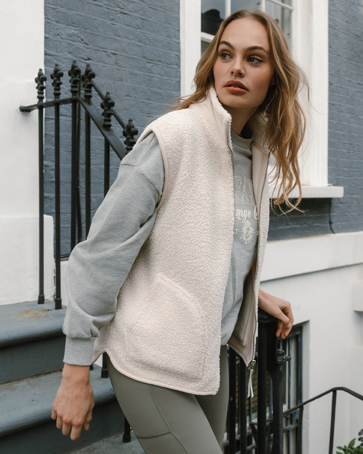 Borg Fleece Reversible Gilet