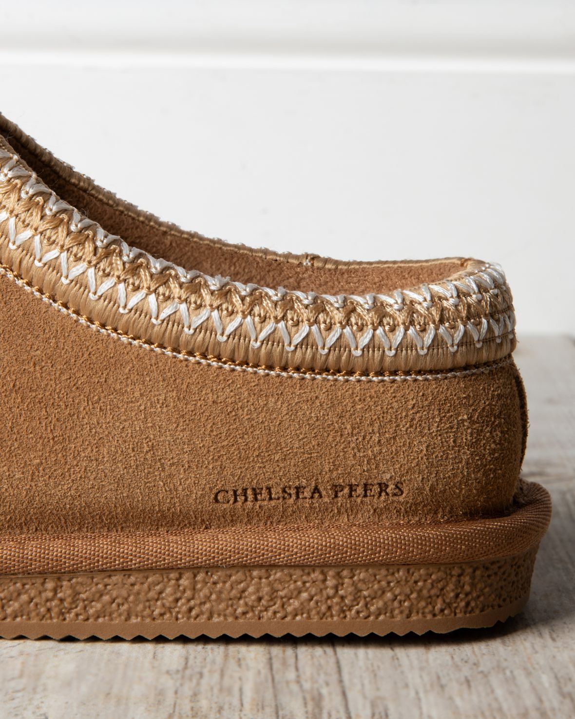 Suede Sheepskin Short Boot Slippers - Tan