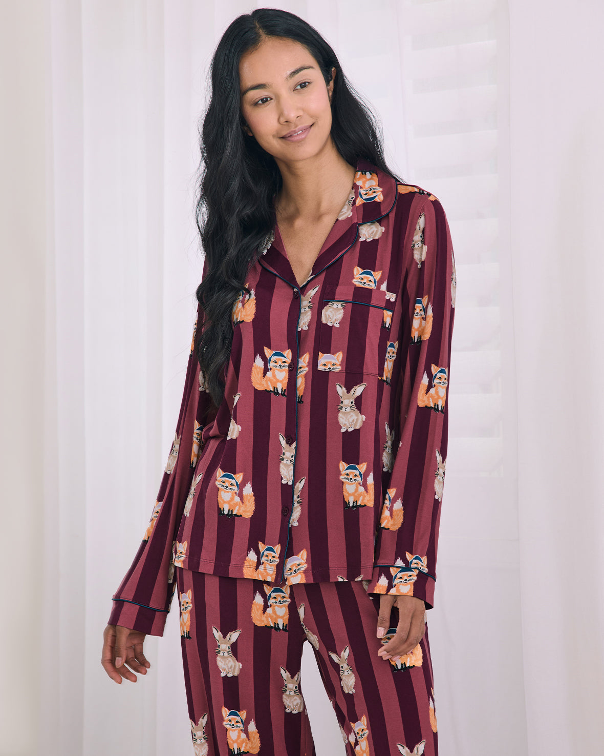 Fox and Hare Long Pyjama Set