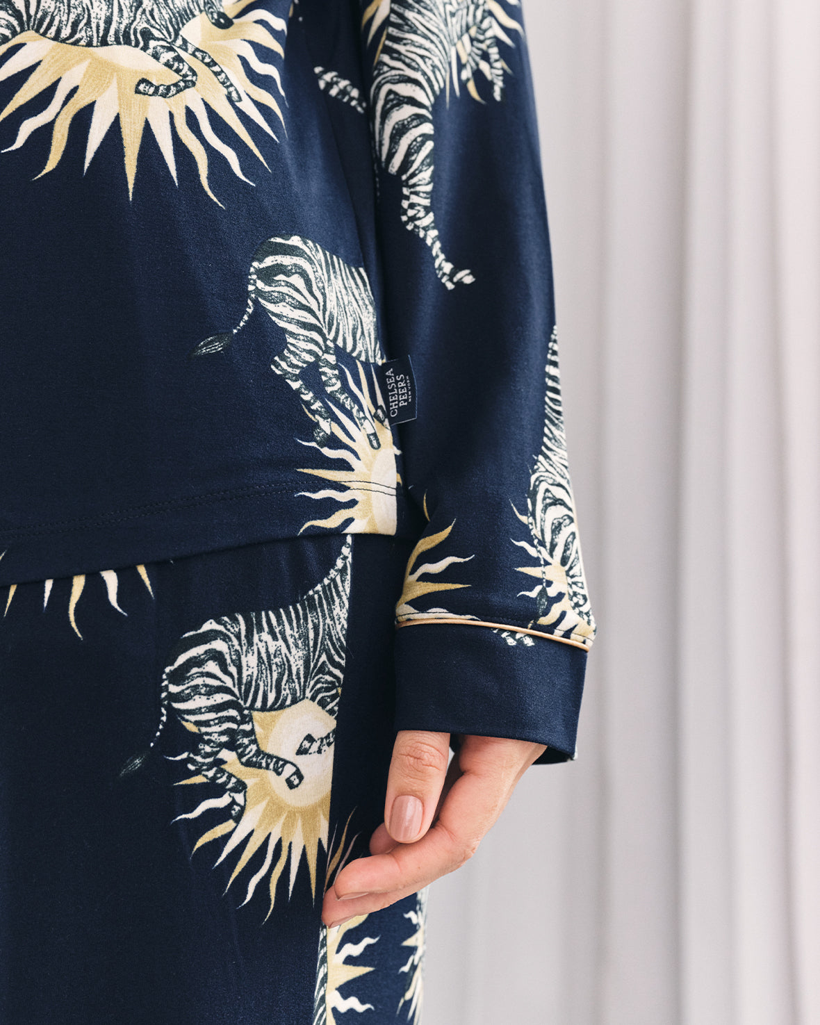 Sunburst Zebra Print Long Pyjama Set