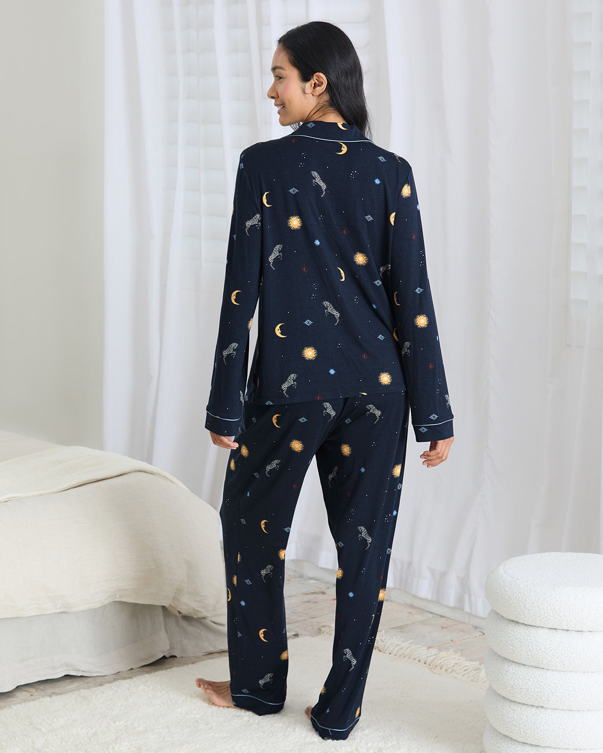 TENCELª Modal Celestial Zebra Long Pyjama Set