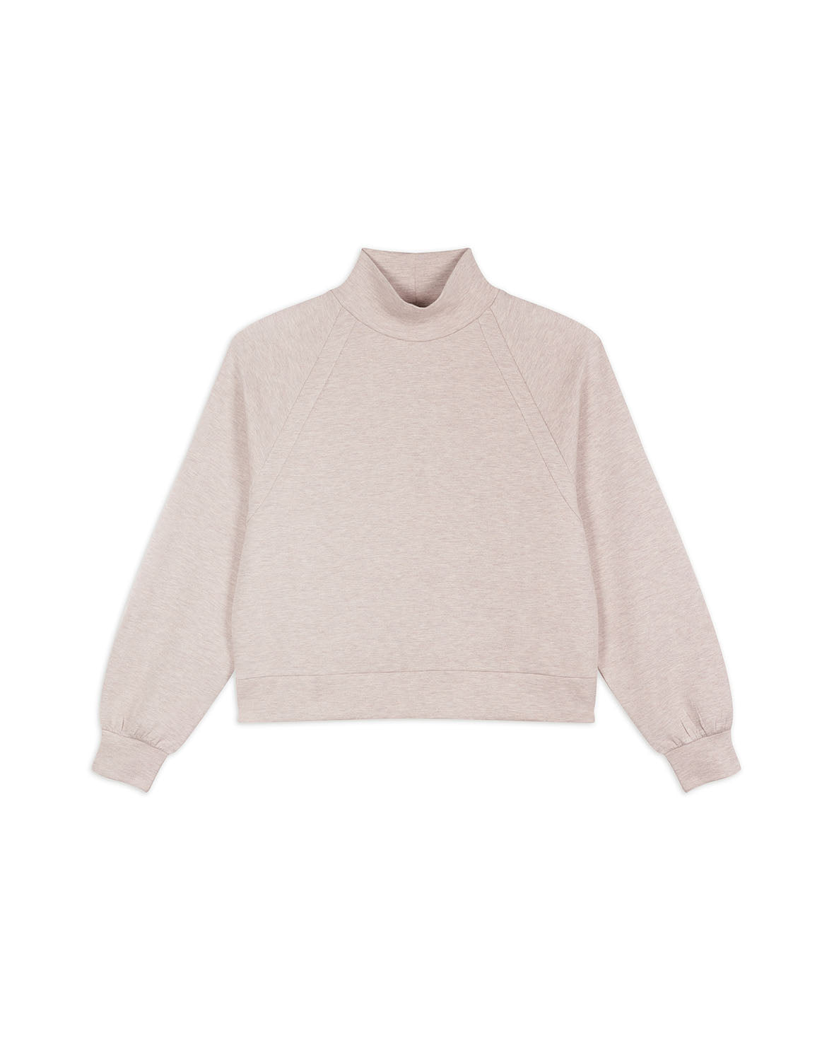 LuxeComfort Scuba Sweatshirt - Camel