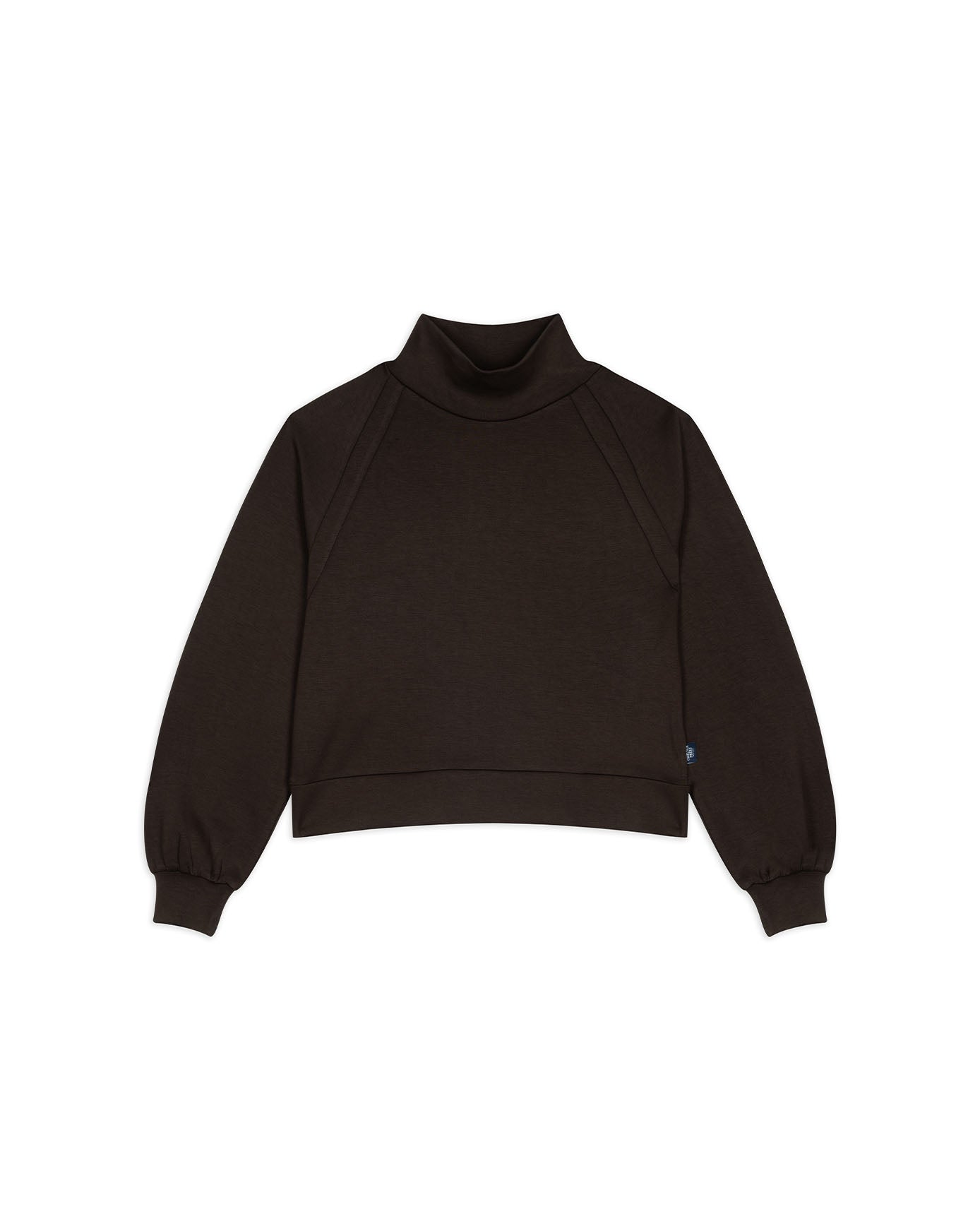 LuxeComfort Scuba Sweatshirt - Brown