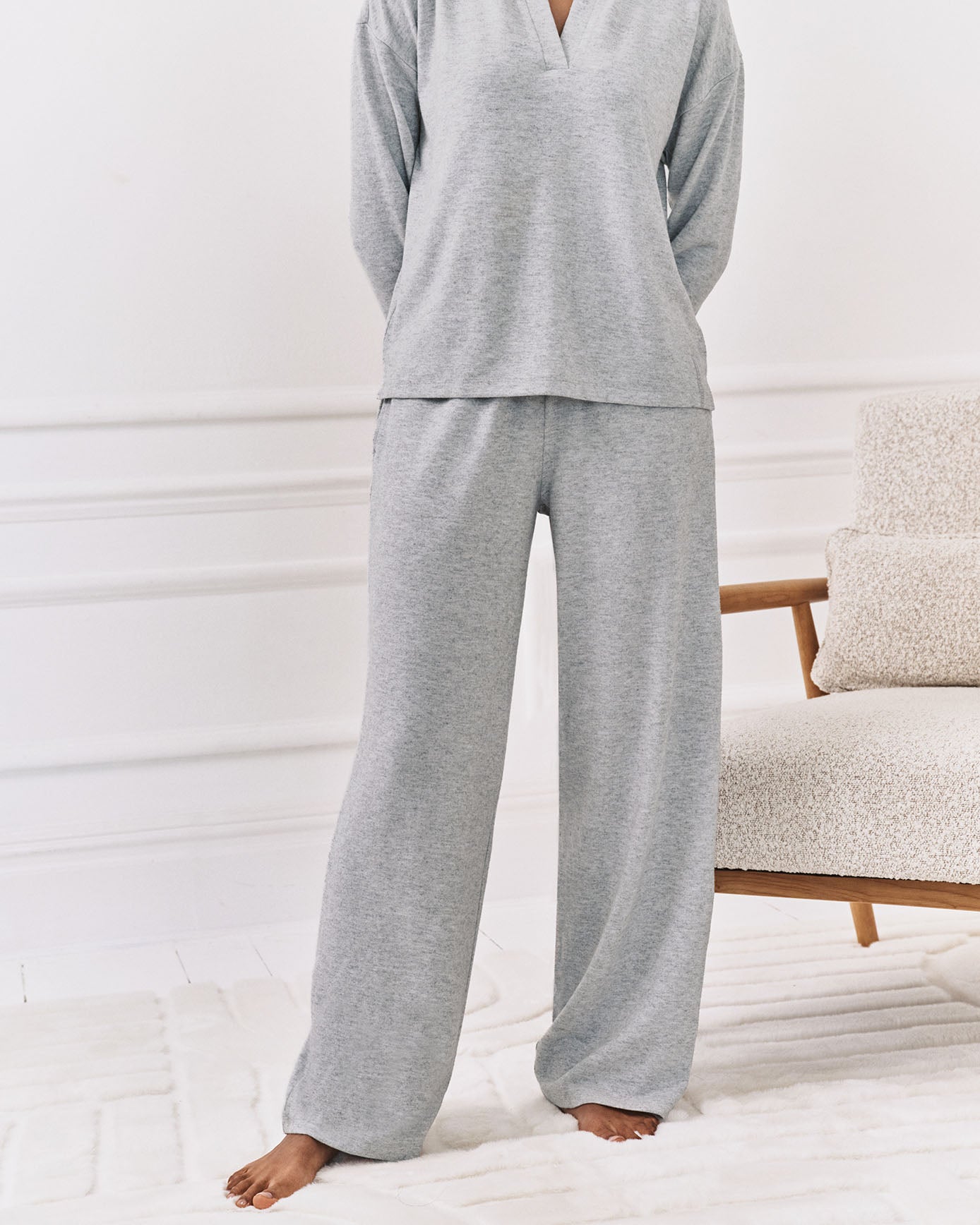 Slub Knit Marl Joggers