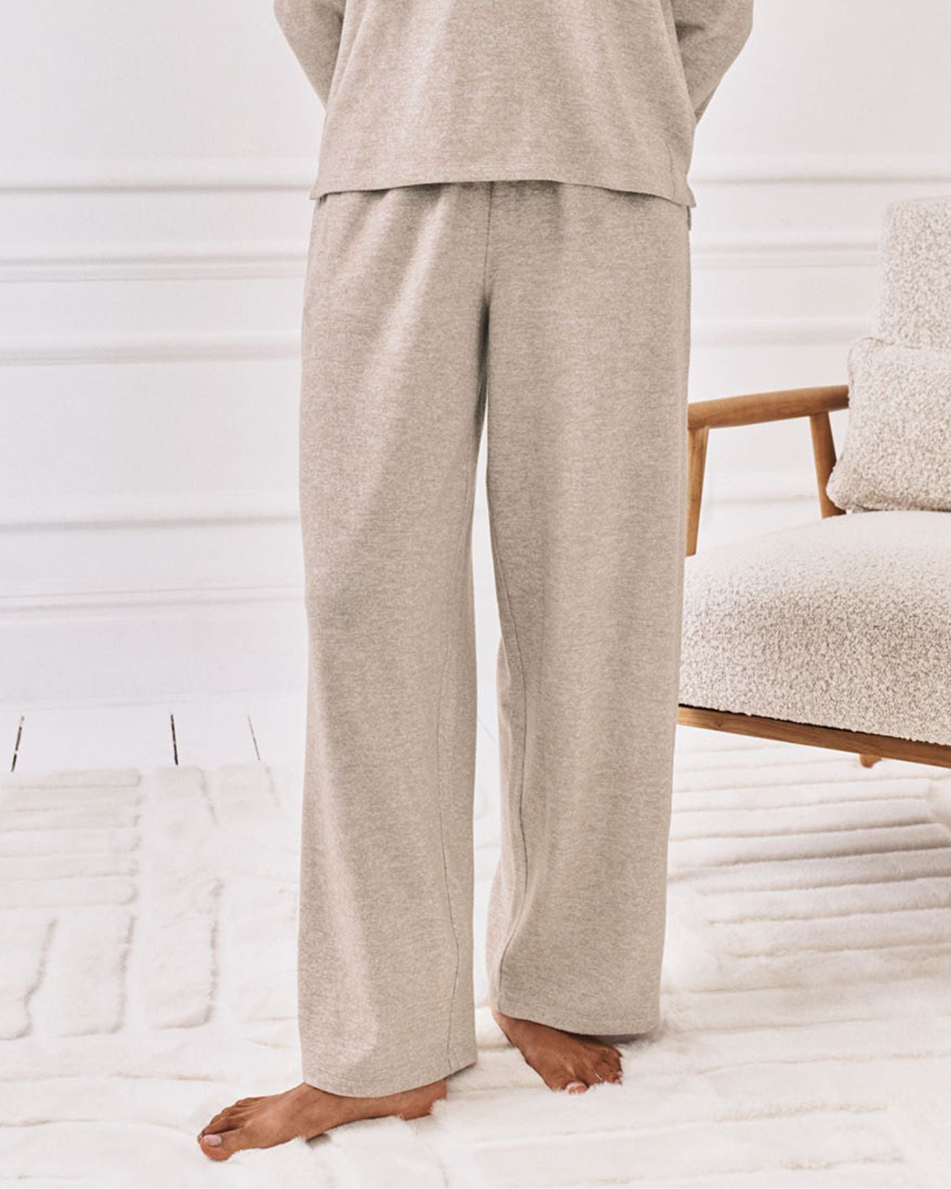 Slub Knit Marl Joggers